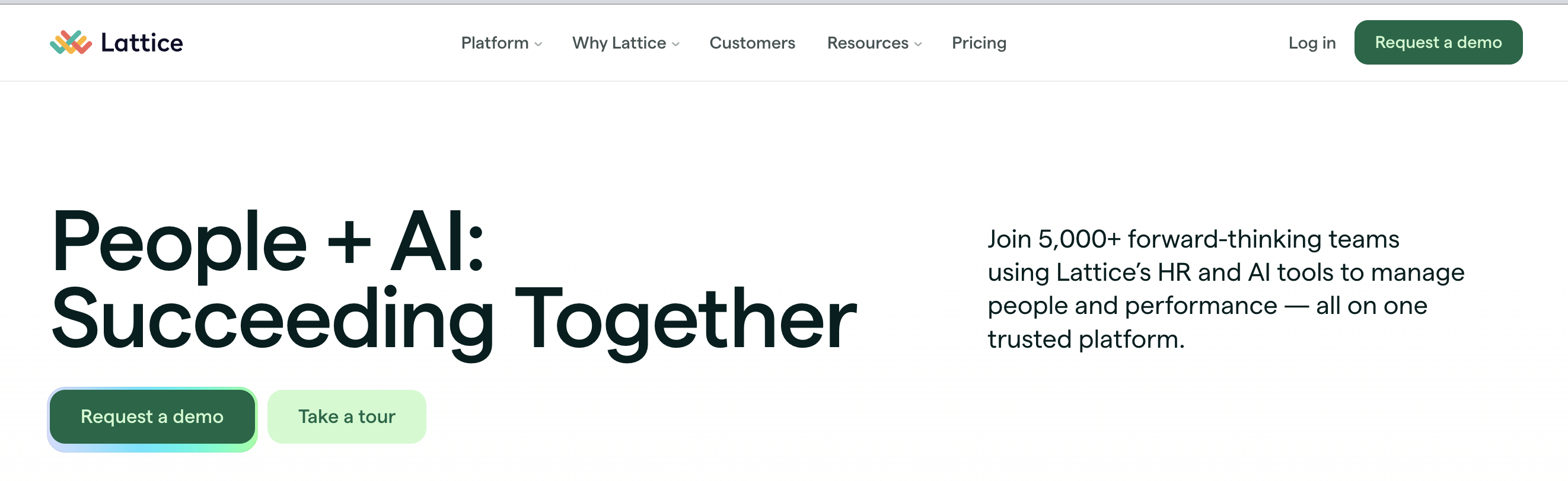 Lattice platform screenshot