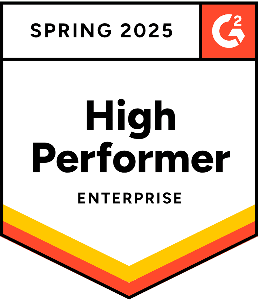 G2 High Performer Enterprise badge