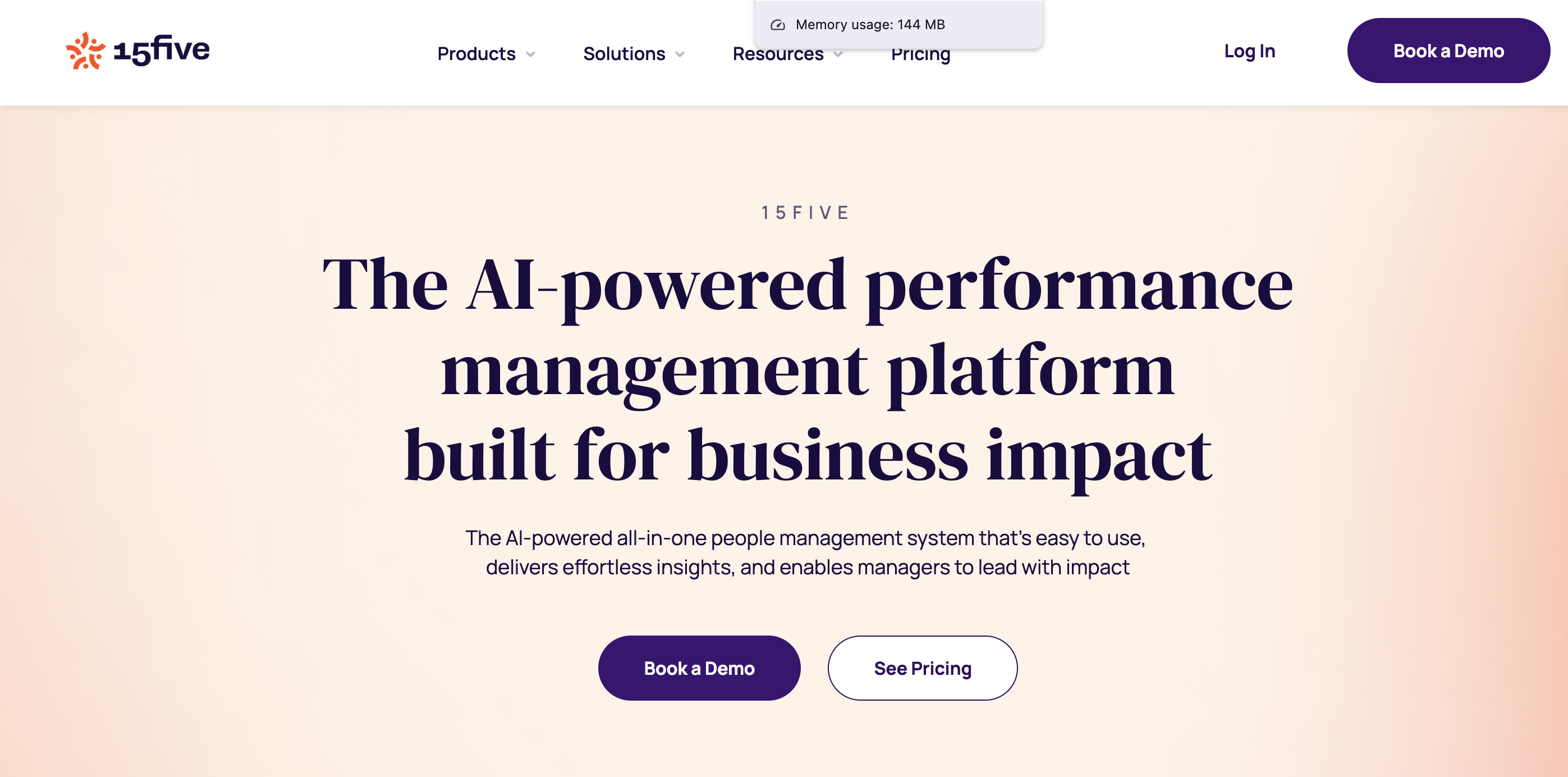 15Five - engagement survey with sentiment tracking