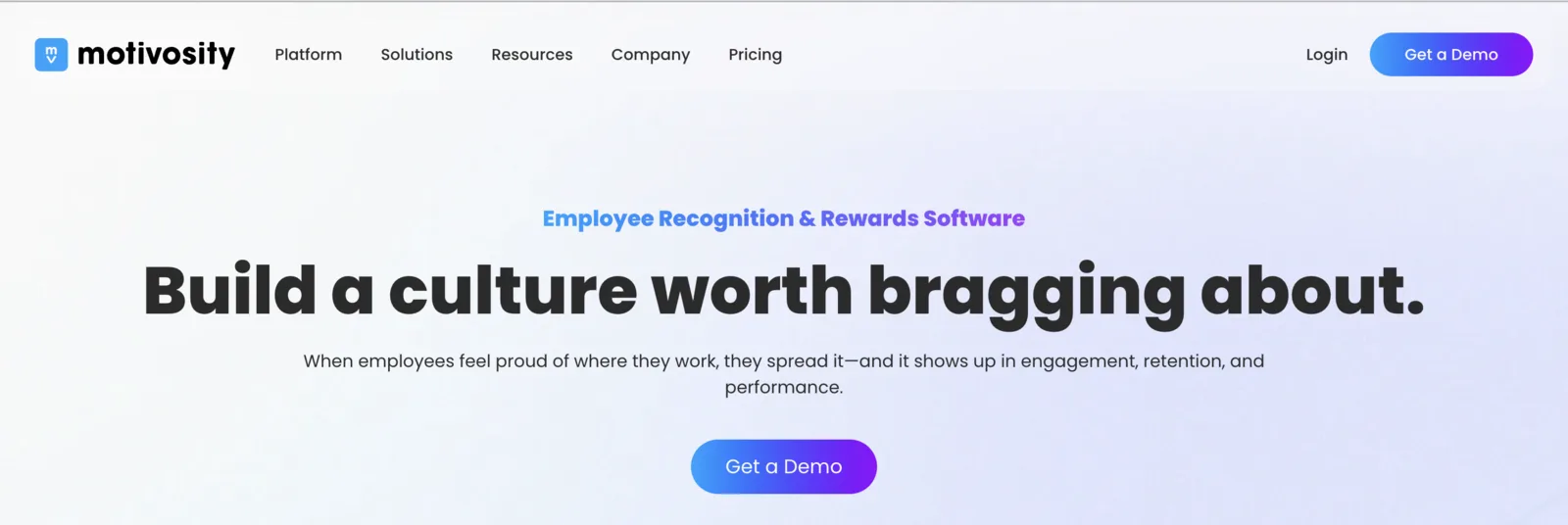 Motivosity - engagement insights with AI coaching support