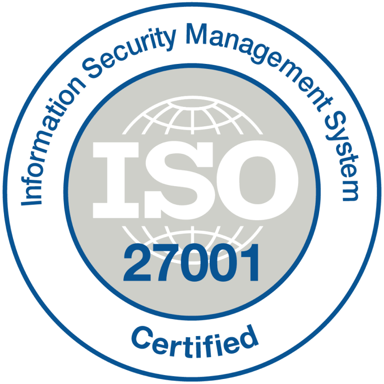 ISO 27001 compliance badge