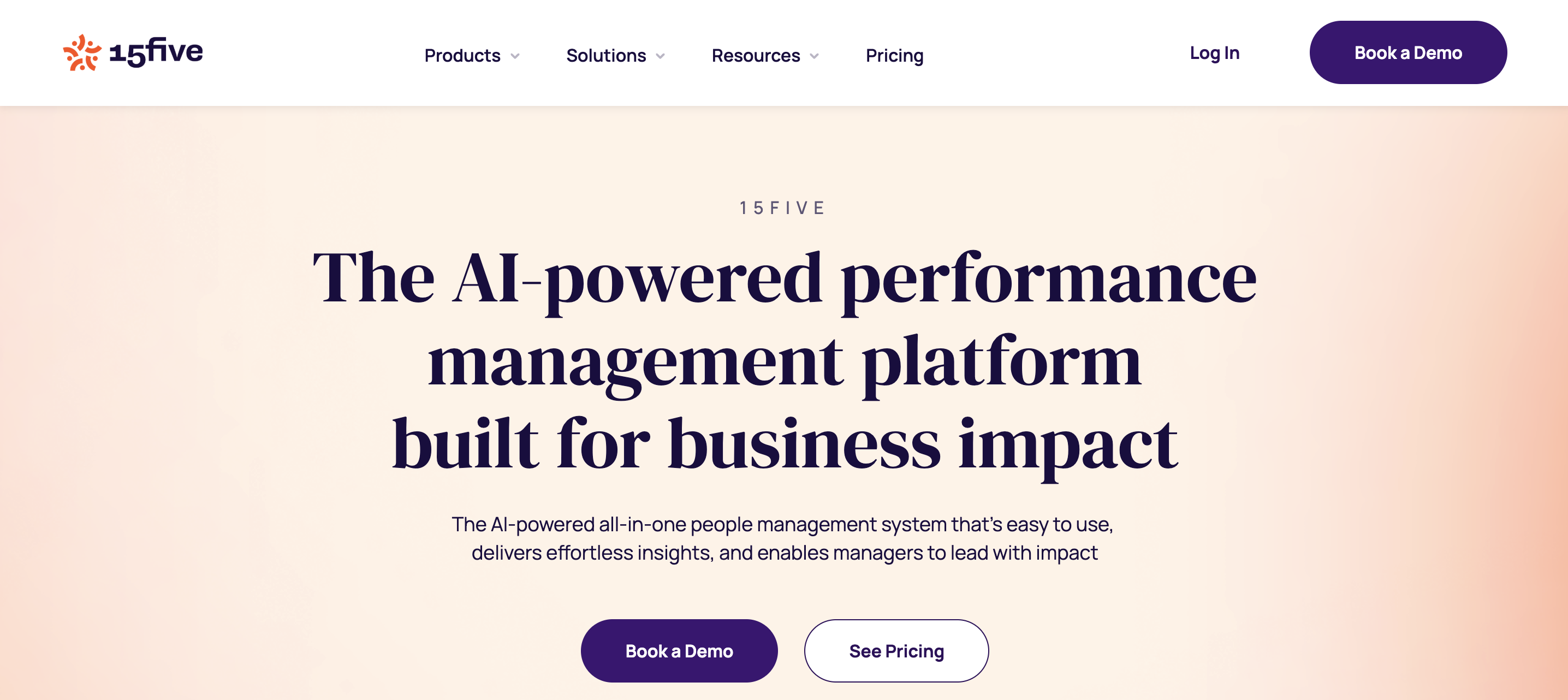 15Five employee retention software dashboard view
