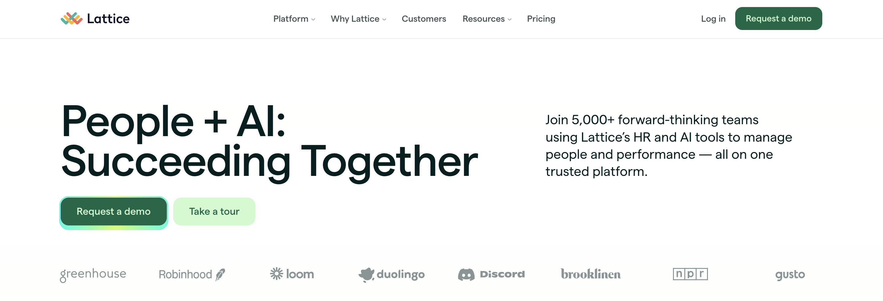 Lattice product screenshot